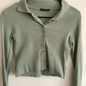 Sage green brandy melville long sleeve.